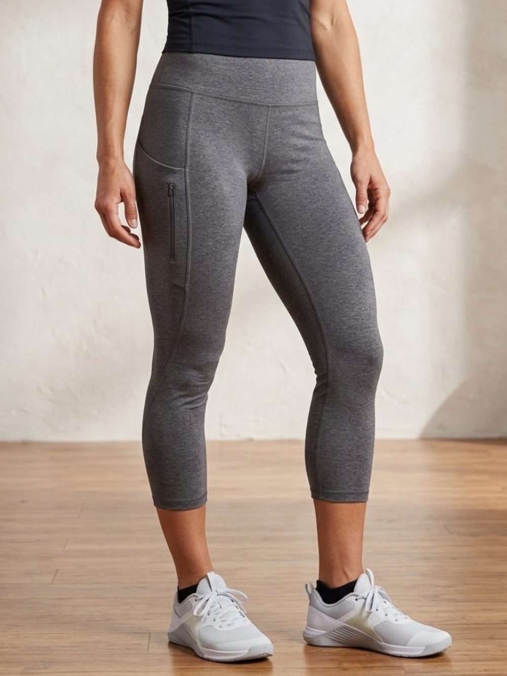 Athleta Grey Up For Anything High-Rise 7/8 Tight Leggings Size M